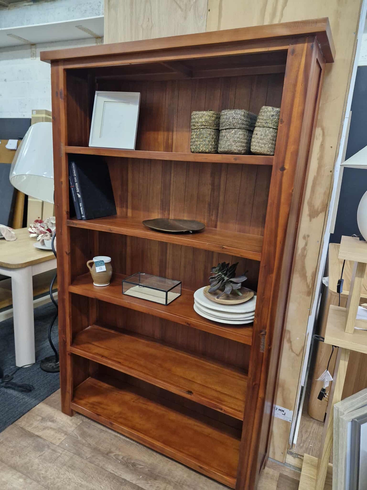 Large and Tall Dark wood Bookcase