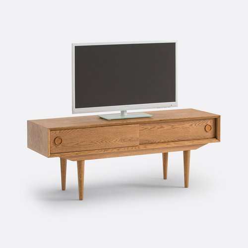 Vintage style sliding door tv stand / La Redoute RRP £450