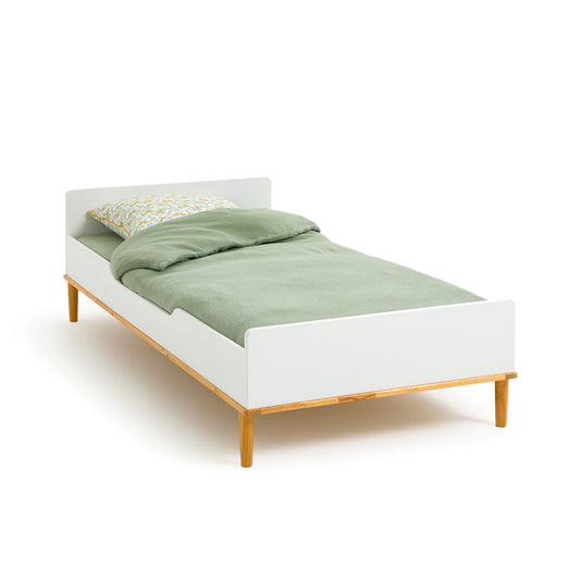 Single Child's Bed White and Wood / La Redoute Jimi RRP £240