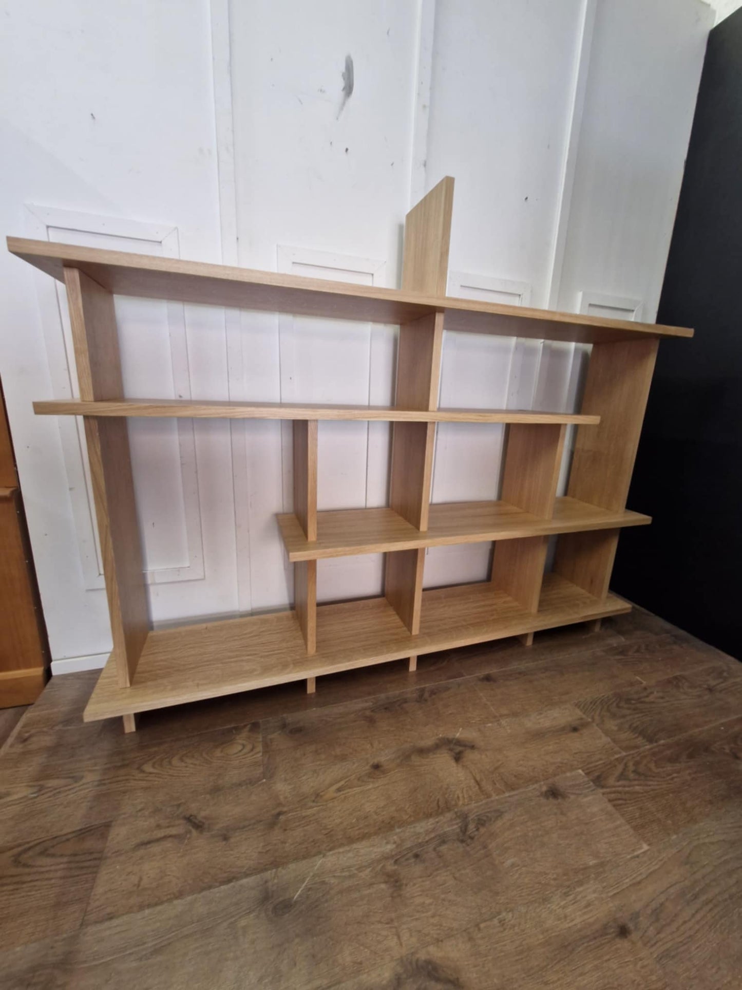 Large oak Shelving Display Unit