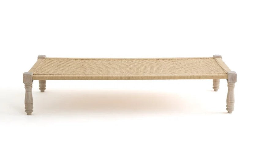 Indian Day Bed in Wood and Rope  ¦  La Redoute