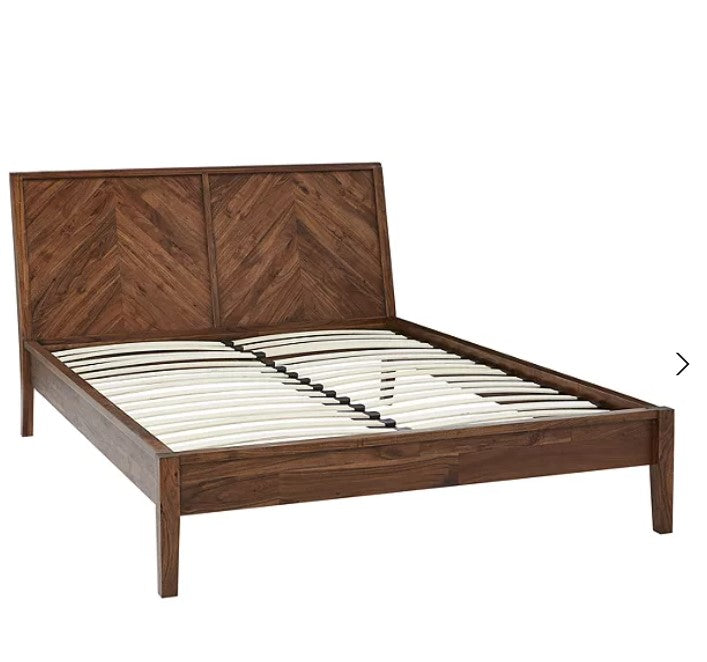 Double Parquet Bed Frame- Acacia Wood