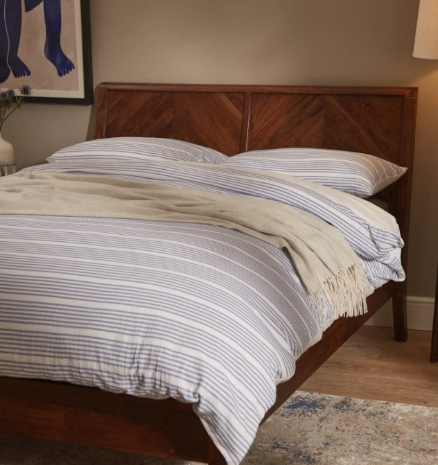 Double Parquet Bed Frame- Acacia Wood