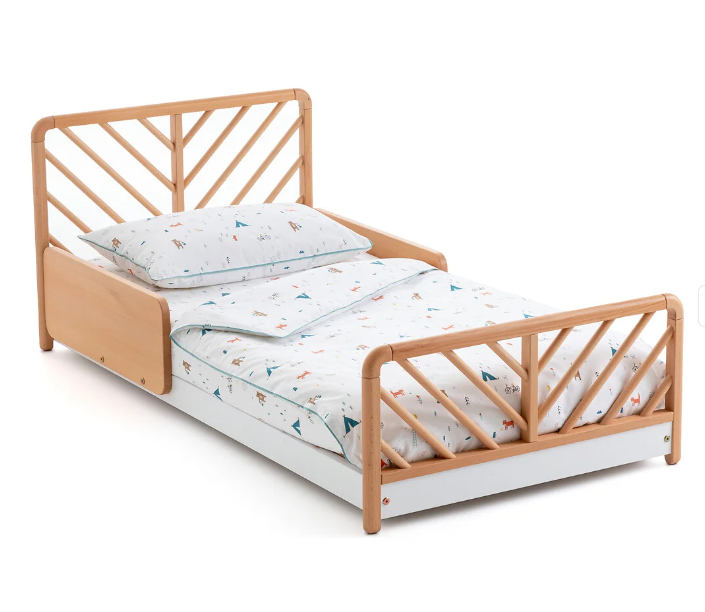 Low Toddler Bed / Montessori Solid Wood Child Kids Bed