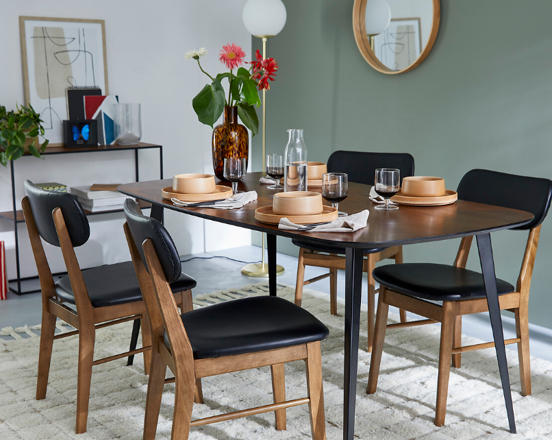 Dining table Vintage-Style Inlaid / RRP £525