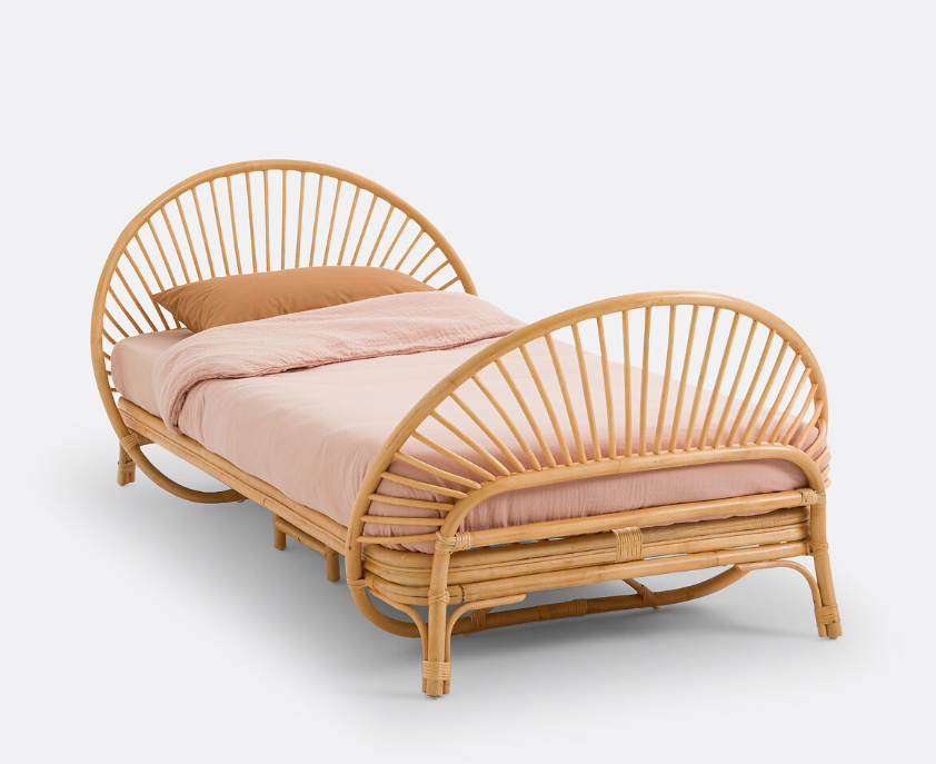 Single Rattan Bed / La Redoute Sielo RRP £649