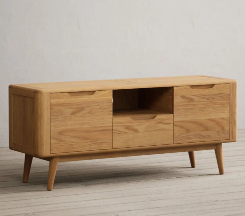 Solid Oak TV Stand / Oak Furnitureland