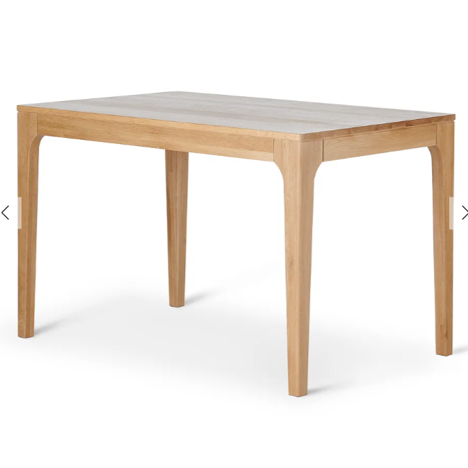 Solid Oak Scandi Style Dining Table / Oak Furnitureland Durham
