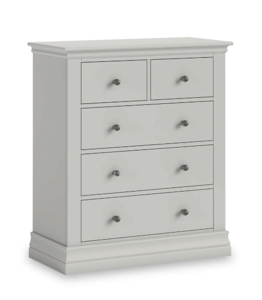 Chest of Drawers 2+3 / Light Dove Grey + 2 cushions