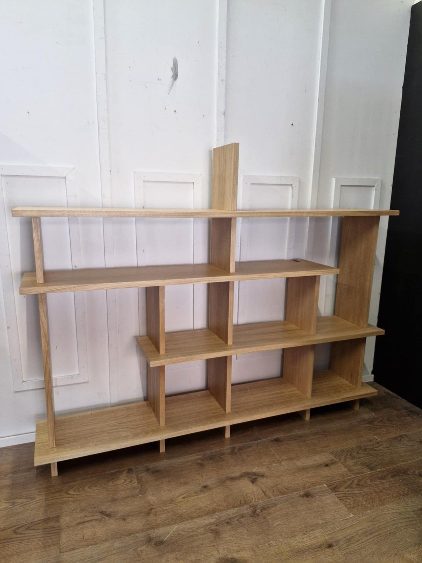 Large oak Shelving Display Unit