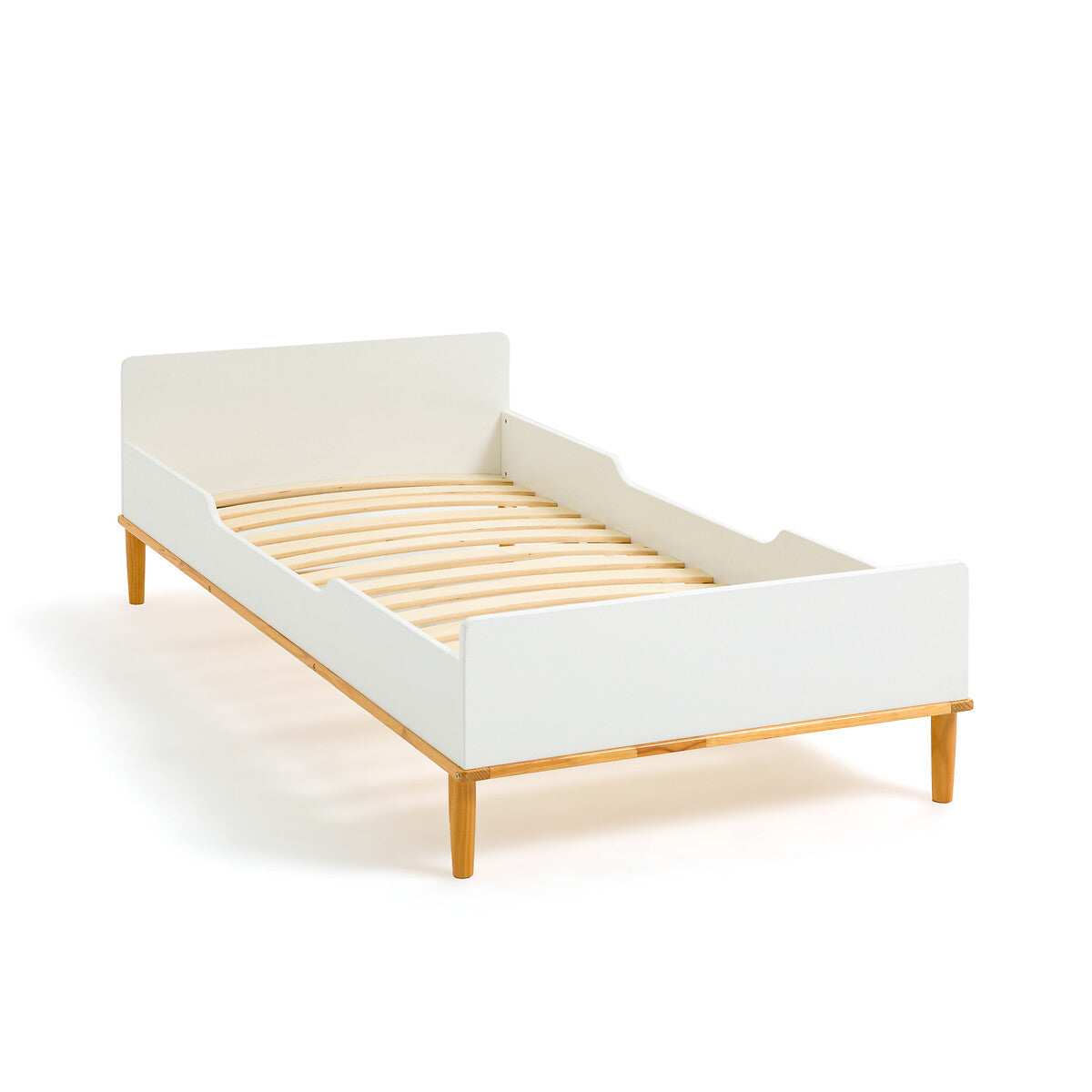 Single Child's Bed White and Wood / La Redoute Jimi RRP £240