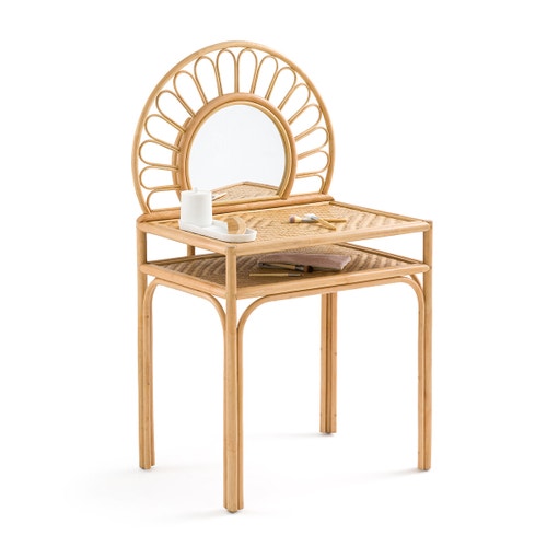Rattan Child's Dressing Table with mirror | La Redoute Albin