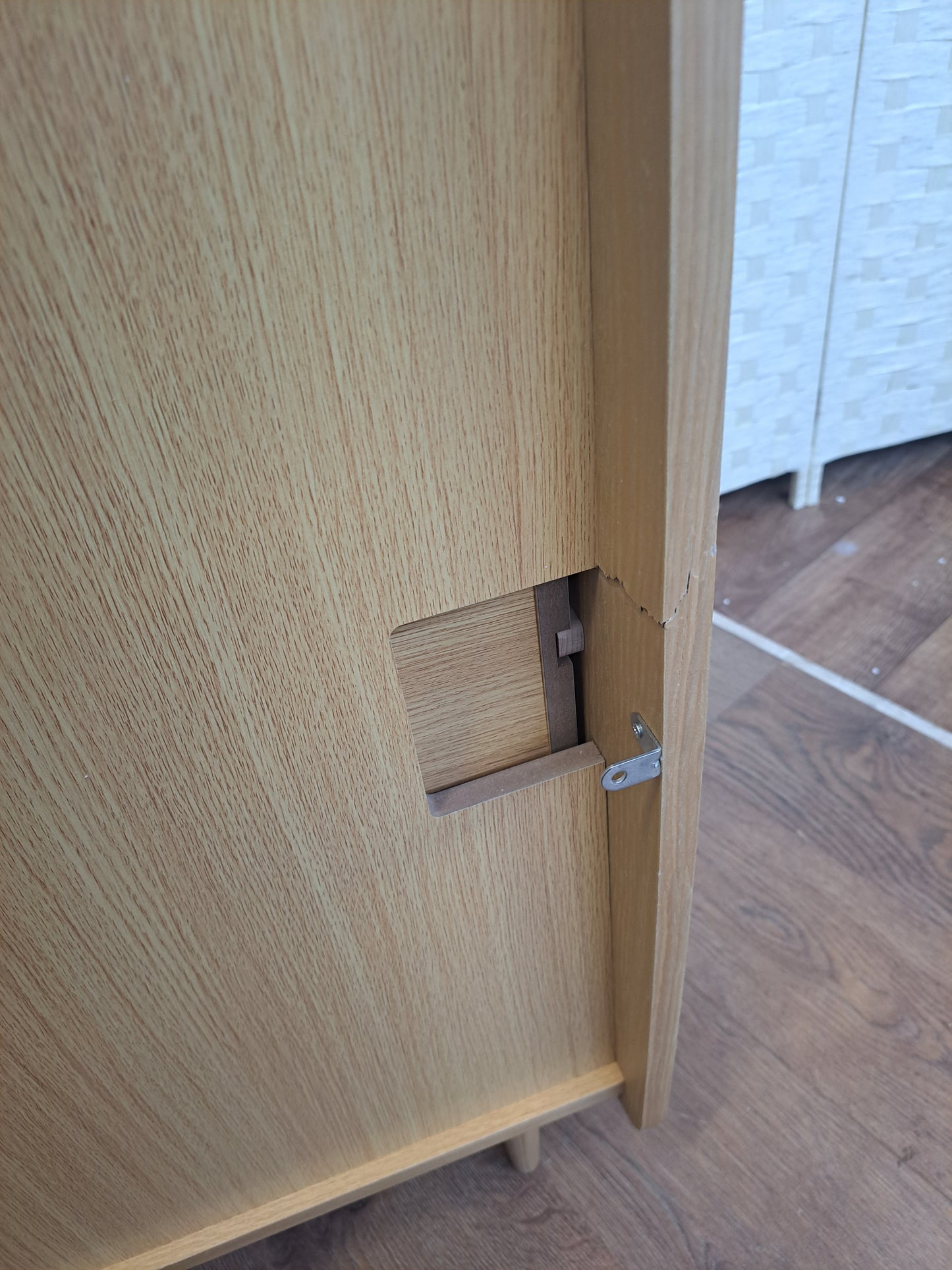 Oak and Rattan Chest of Drawers  |  Dresser  |  La Redoute Tempa