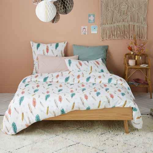 Oak king size platform bed bedroom furniture
