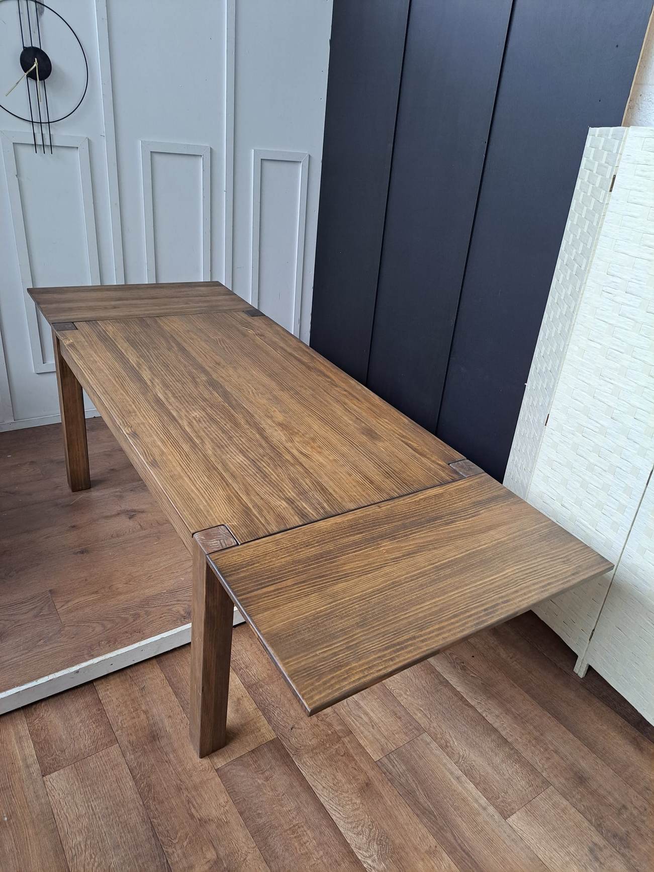Extendable Solid Wood Dining Table (Seats 6-8) LA REDOUTE INTERIEURS Lunja