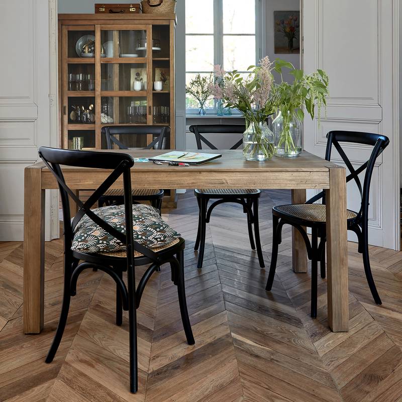 Extendable Solid Wood Dining Table (Seats 6-8) LA REDOUTE INTERIEURS Lunja