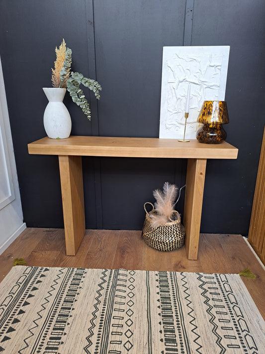Solid Pine Console Table