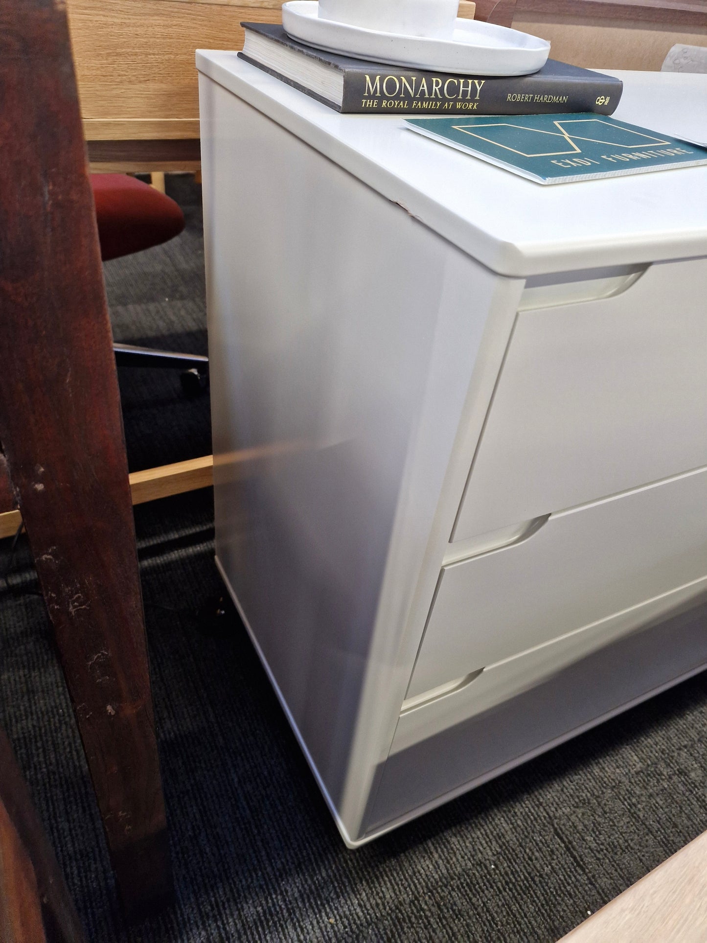 Chest of 6 Drawers, Greige Light Grey and Beige. John Lewis ANYDAY Format RRP £289