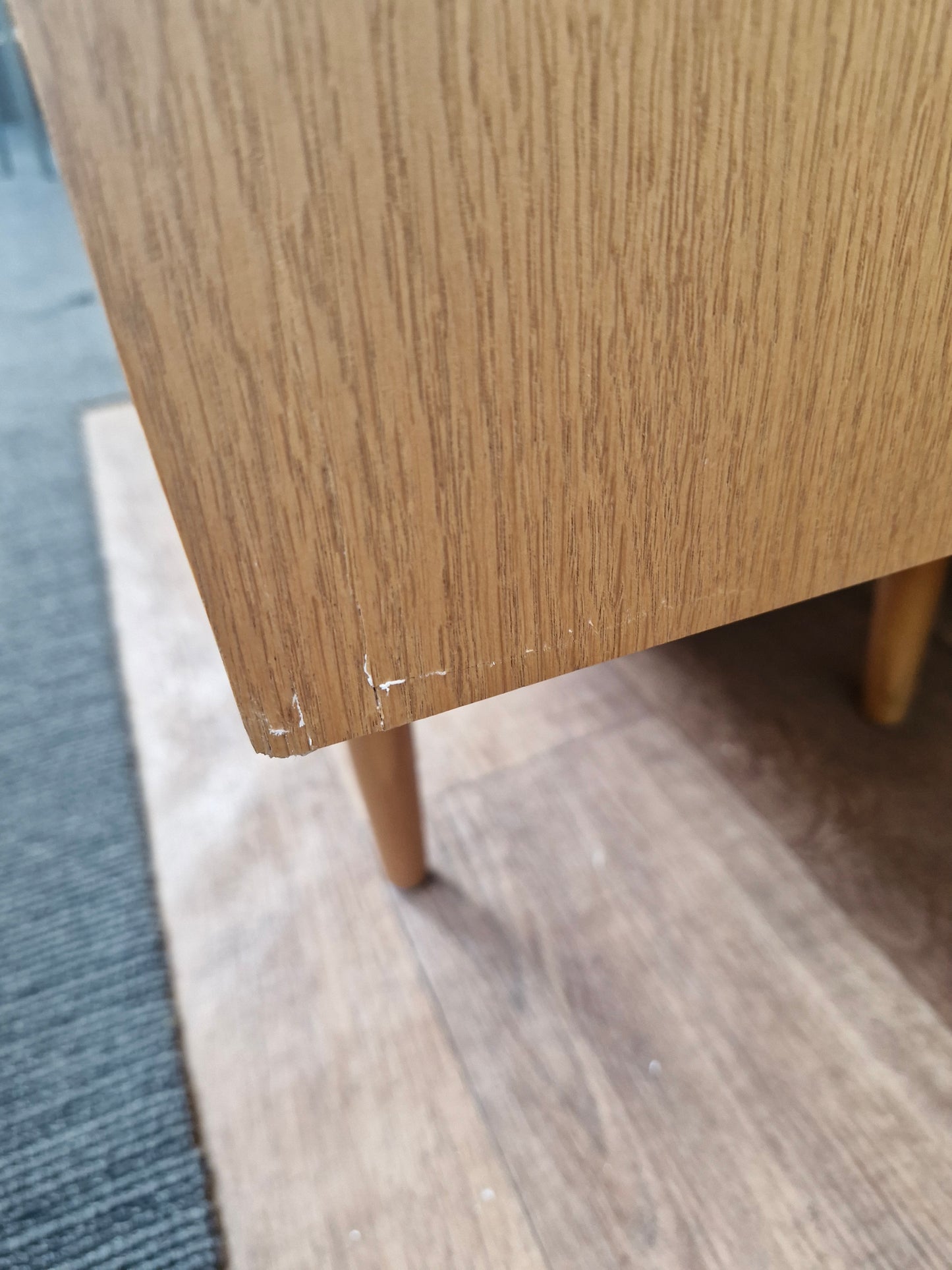 Vintage style sliding door tv stand / La Redoute RRP £450