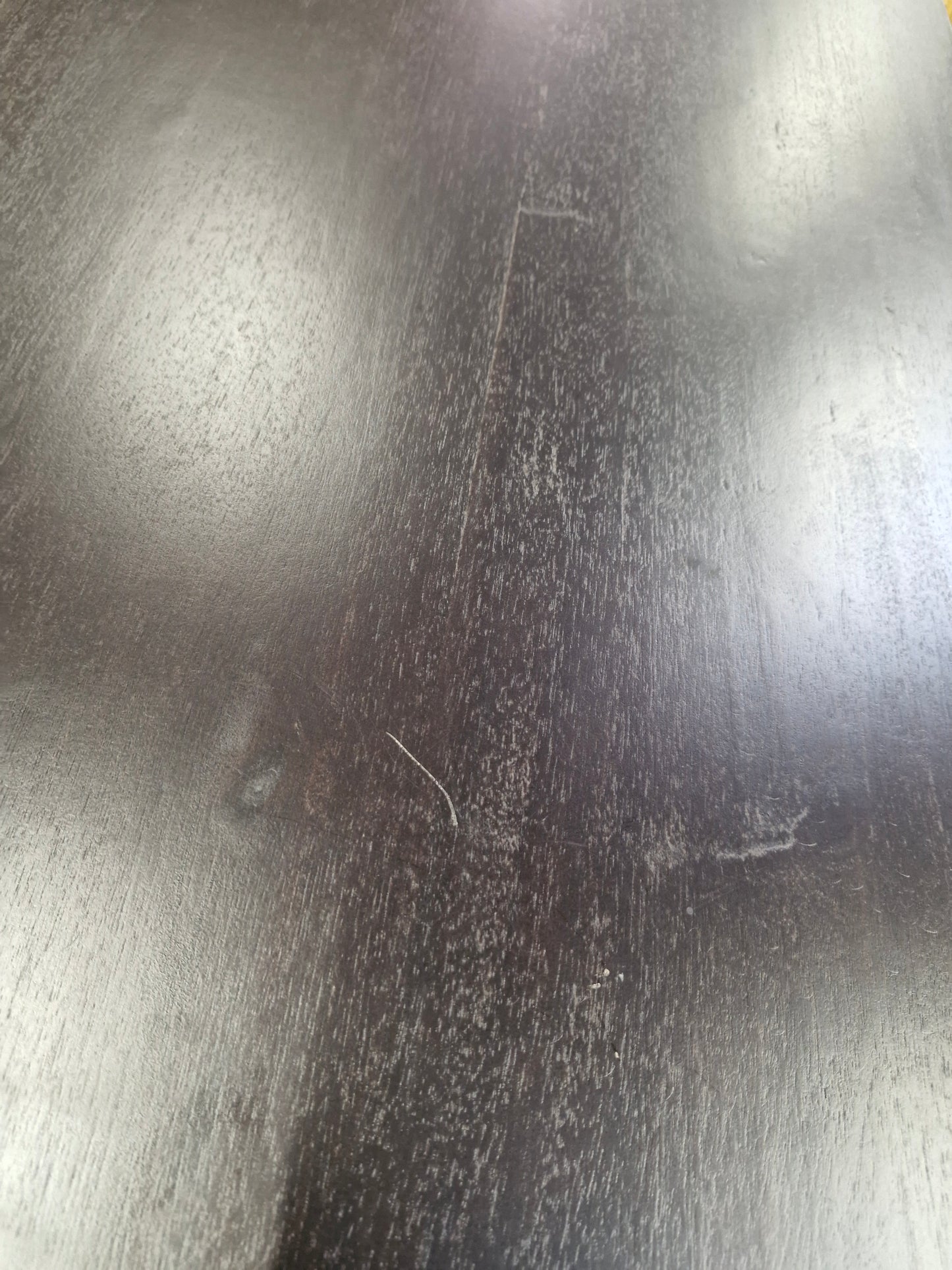 Small Black Solid Wood Dining table