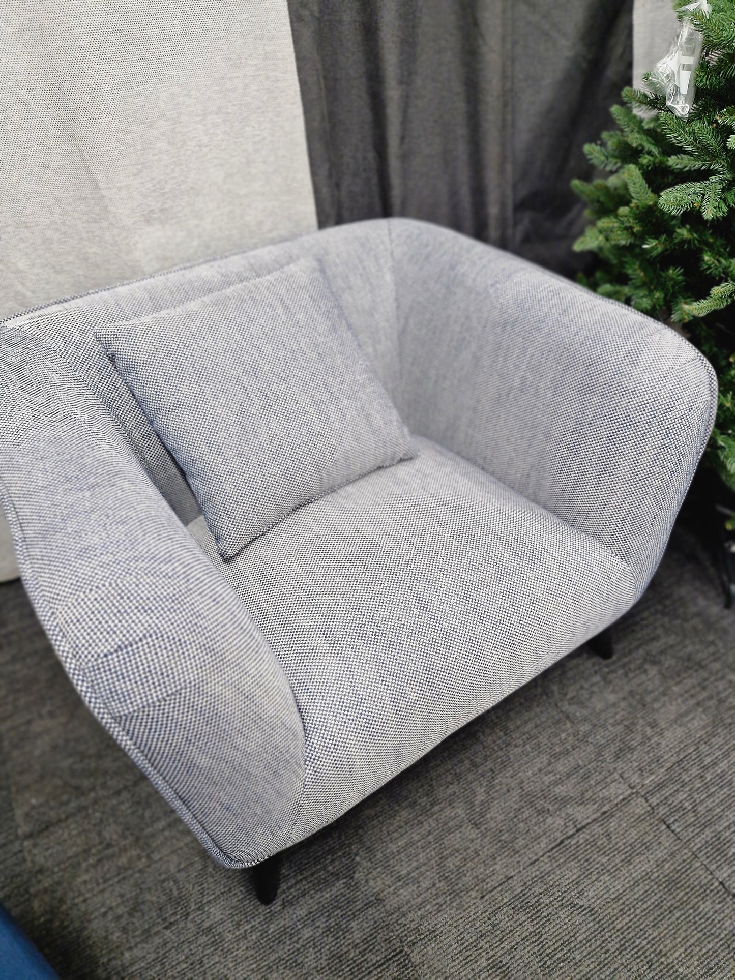 Large armchair / Grey Blue