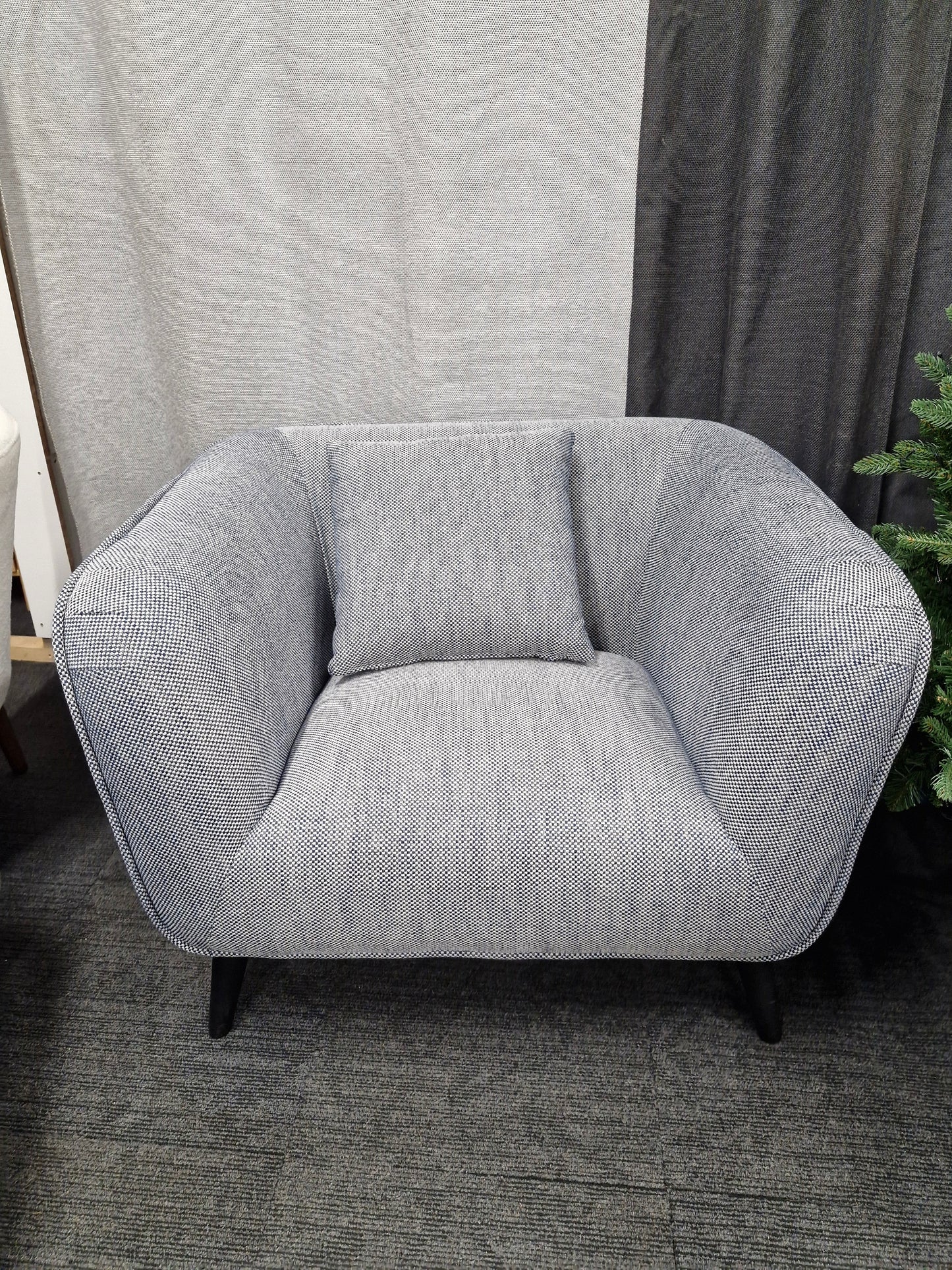 Large armchair / Grey Blue
