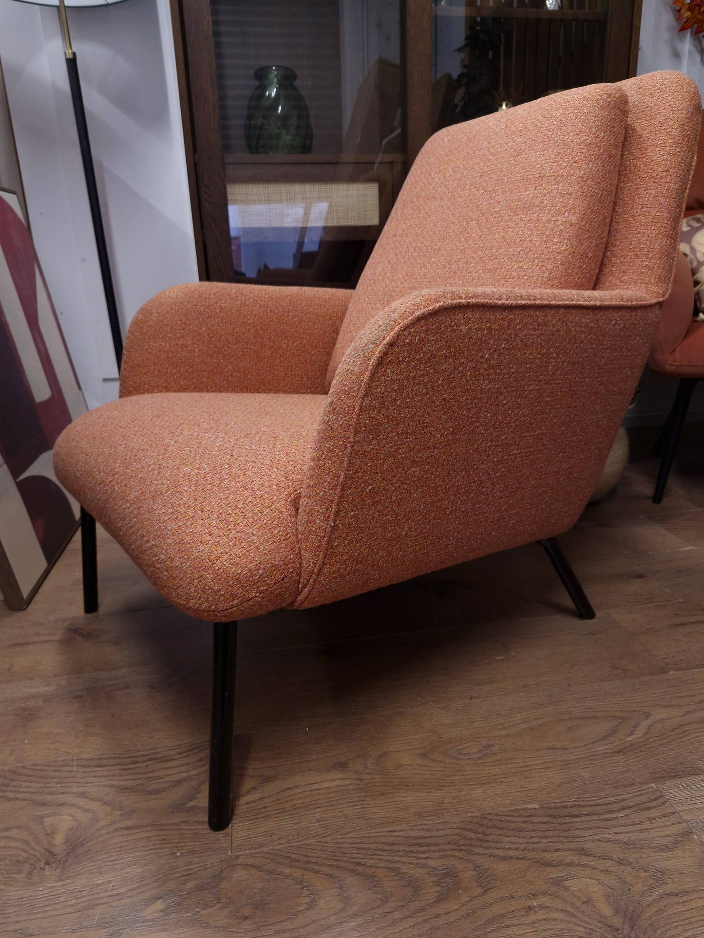 Large armchair / Orange Upholstery