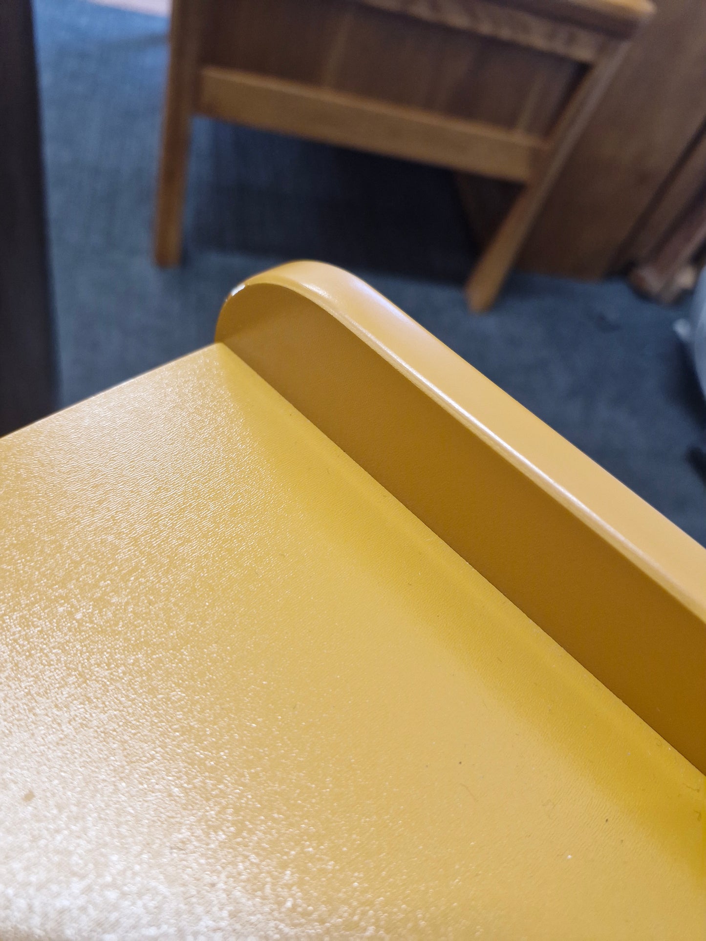 Bedside Table with 2 Cane Drawers / Ochre and Rattan / Kaya La Redoute