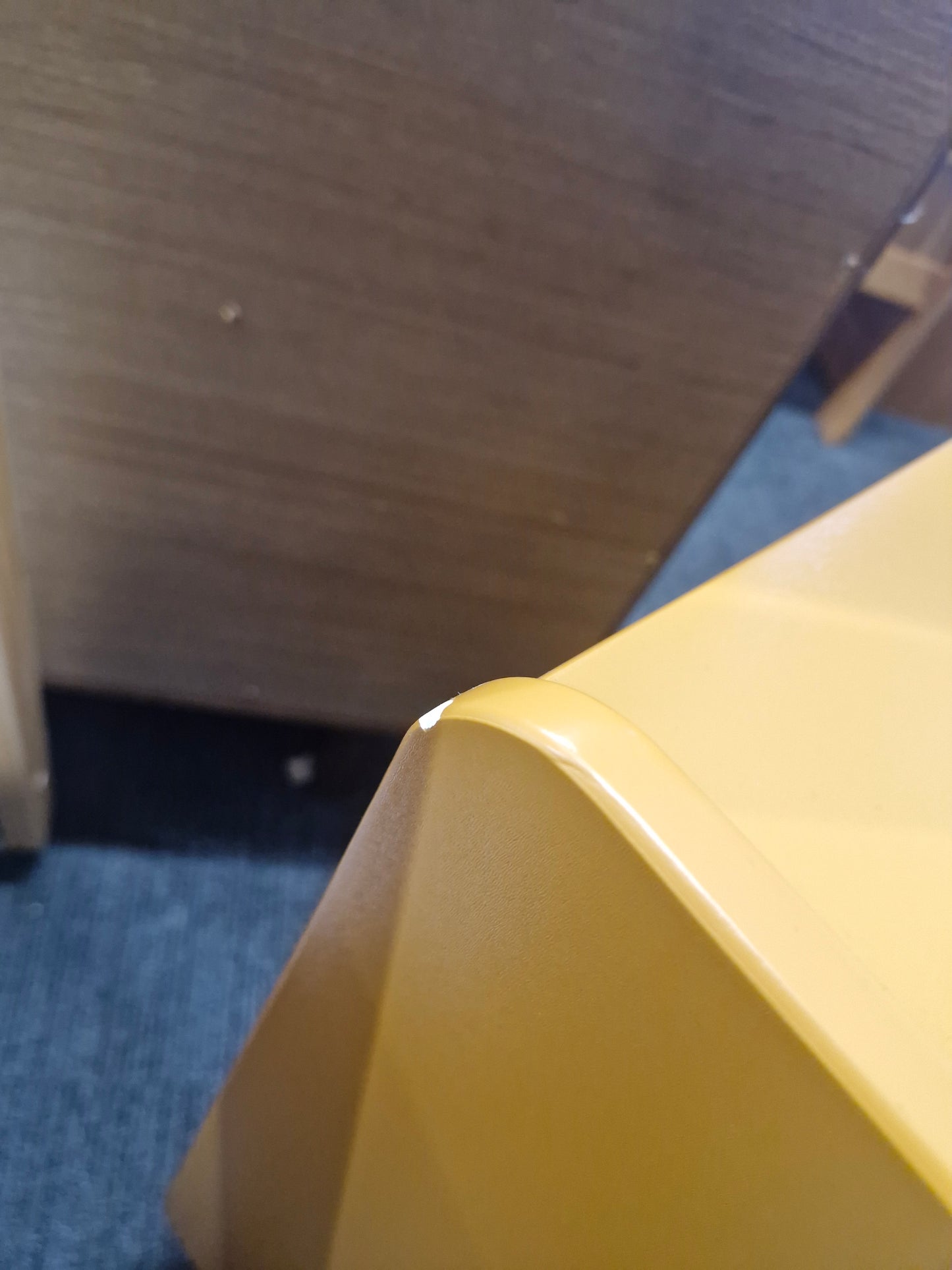 Bedside Table with 2 Cane Drawers / Ochre and Rattan / Kaya La Redoute