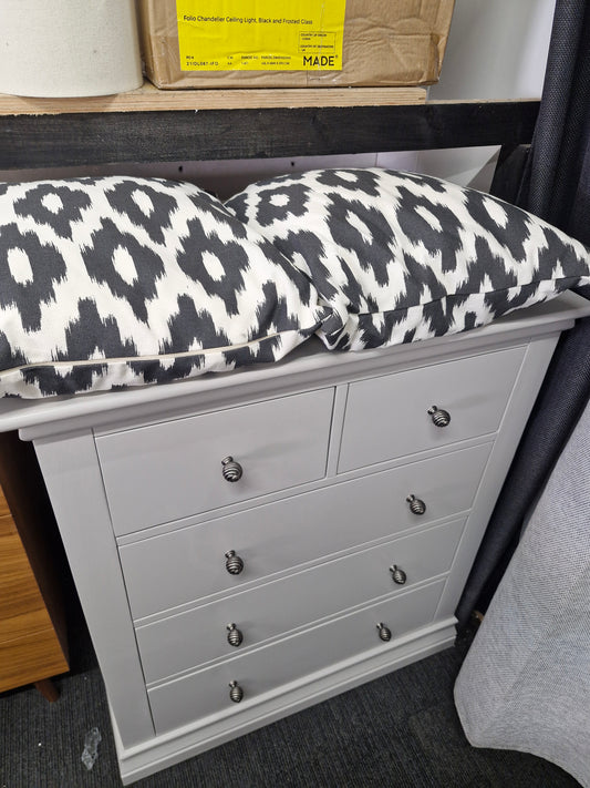 Chest of Drawers 2+3 / Light Dove Grey + 2 cushions