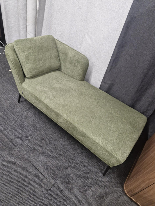 Chaise Lounge Dark Green / Left Hand side