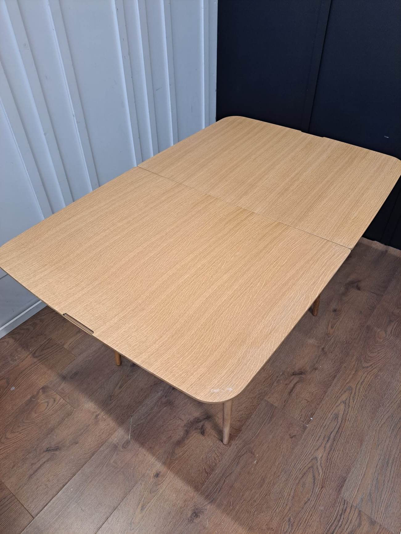 Dining Table Desk Folding Console Table Oak