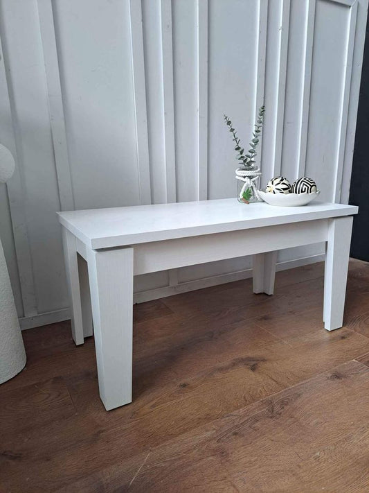 White Wood Effect Coffee Table