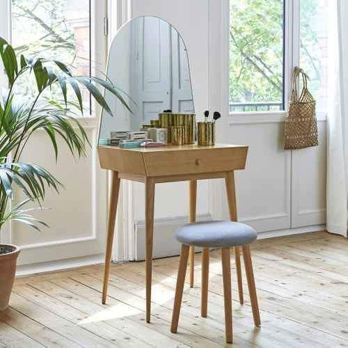 Oak Vintage Style Dressing Table / La Redoute Clairoy RRP £260