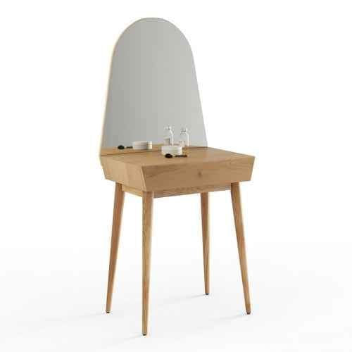 Oak Vintage Style Dressing Table / La Redoute Clairoy RRP £260
