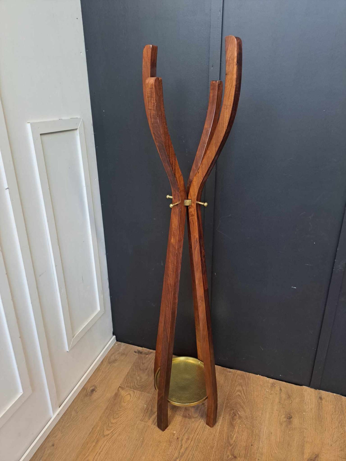Solid Acacia Wood Coat Stand / Anthropologie Asta