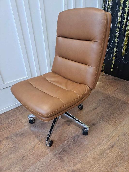 Office Desk Chair Brown / Tan   ¦   John Lewis Radcliffe