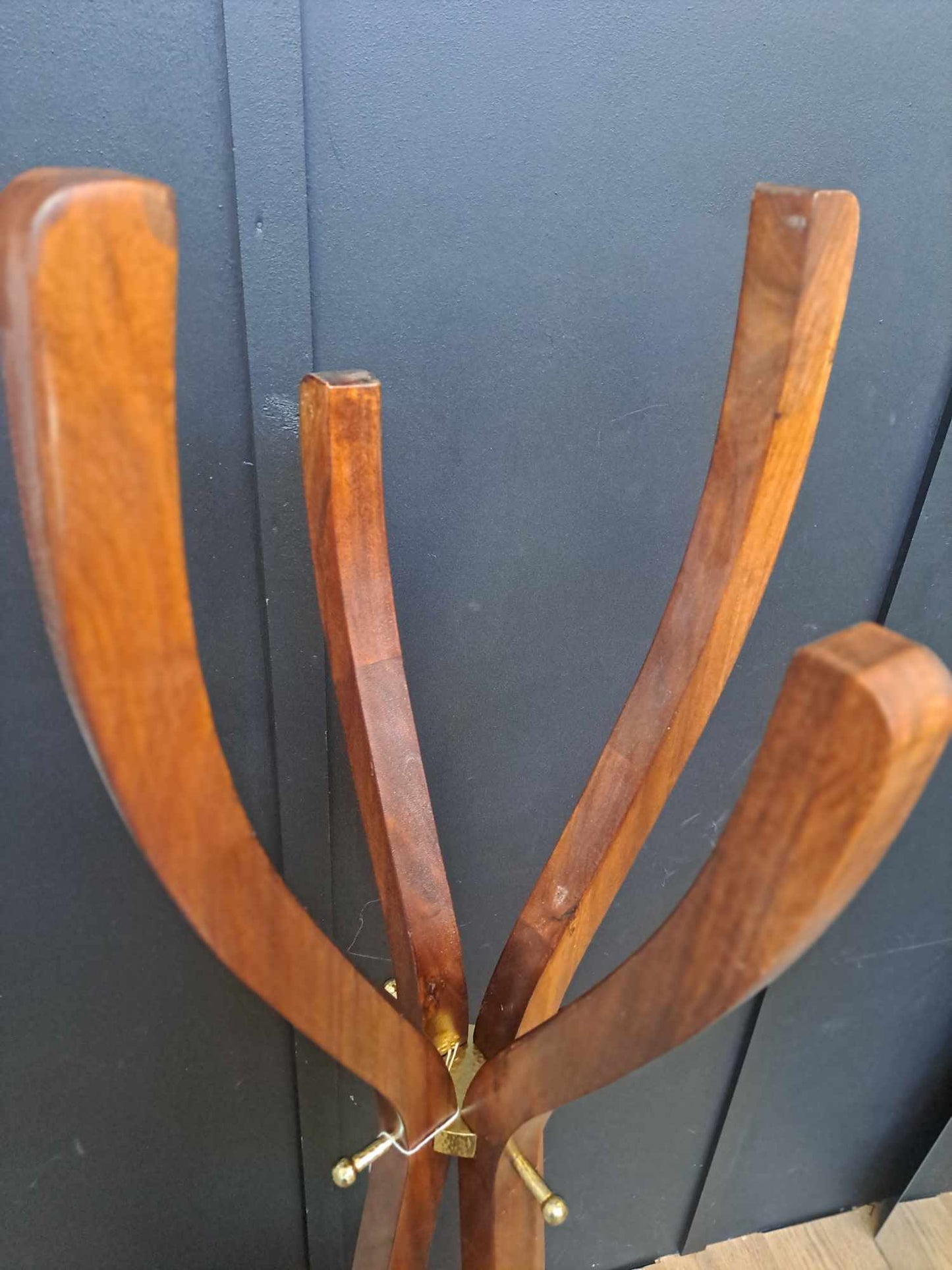 Solid Acacia Wood Coat Stand / Anthropologie Asta