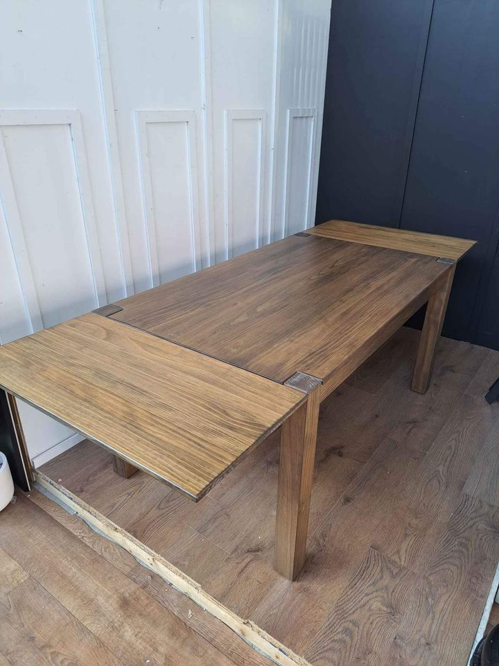 Extendable Solid Wood Dining Table LA REDOUTE INTERIEURS Lunja