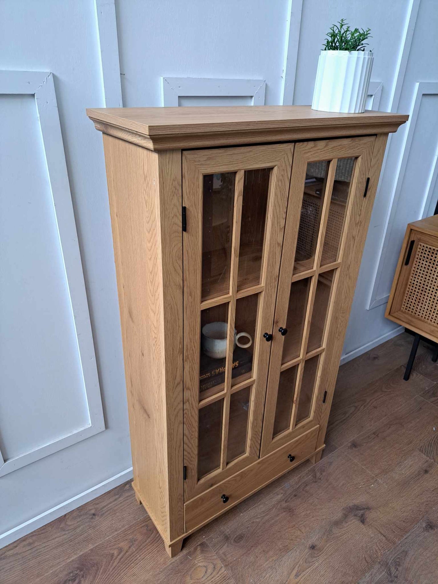 Oak Display Cabinet, Bookcase