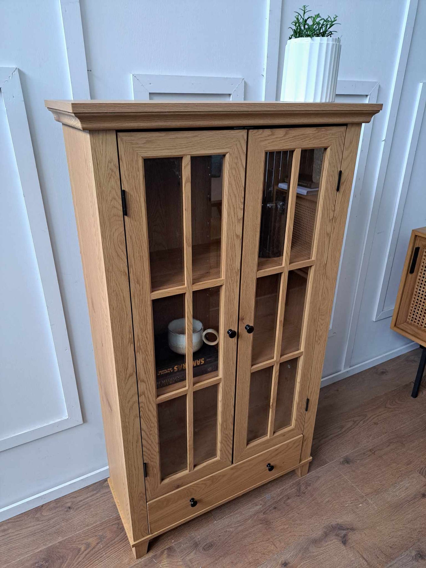 Oak Display Cabinet, Bookcase