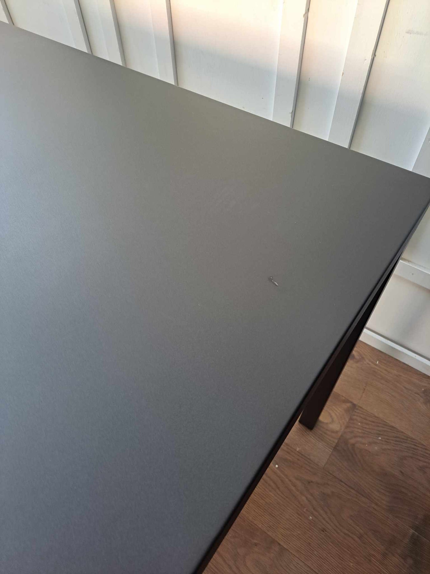 Black Metal Dining Table Seats 6 RRP £375