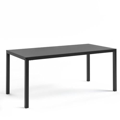 Black Metal Dining Table Seats 6 RRP £375