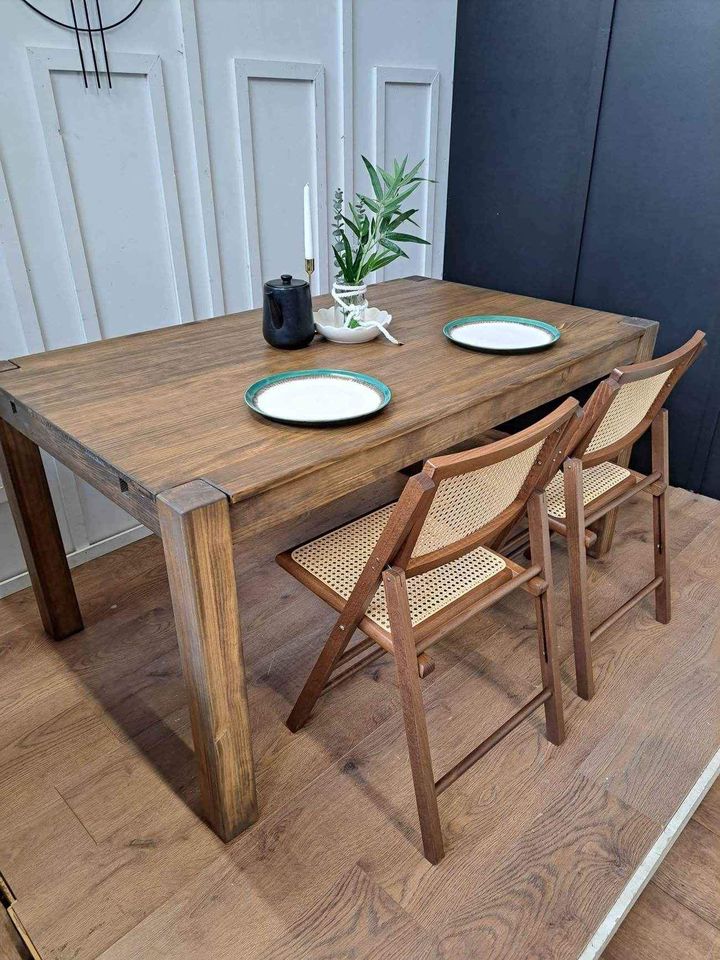 Extendable Solid Wood Dining Table LA REDOUTE INTERIEURS Lunja