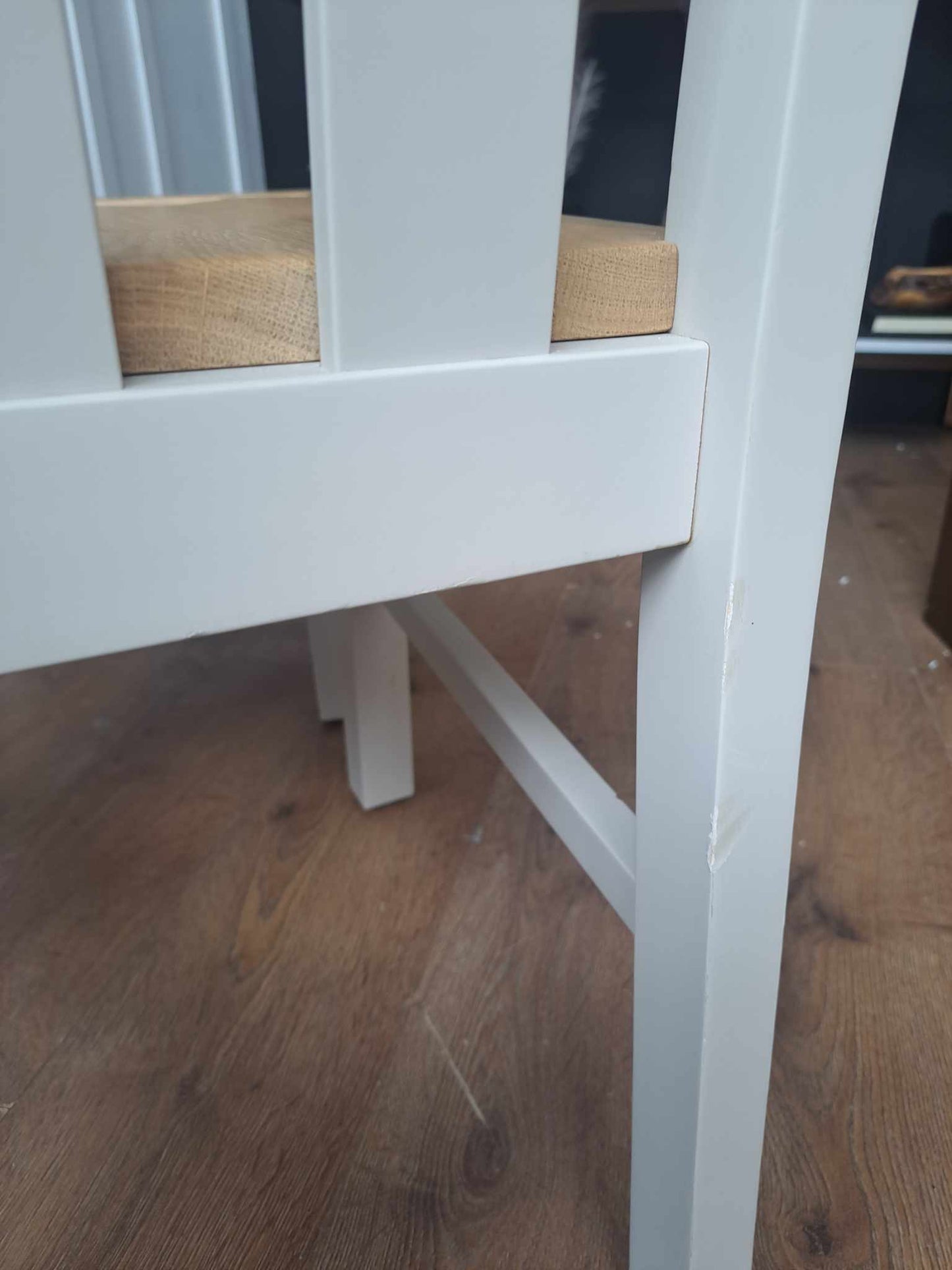 Dining Chairs Light Grey Putty and Wood, Set of 2 / Marks and Spencer Padstow RRP £229