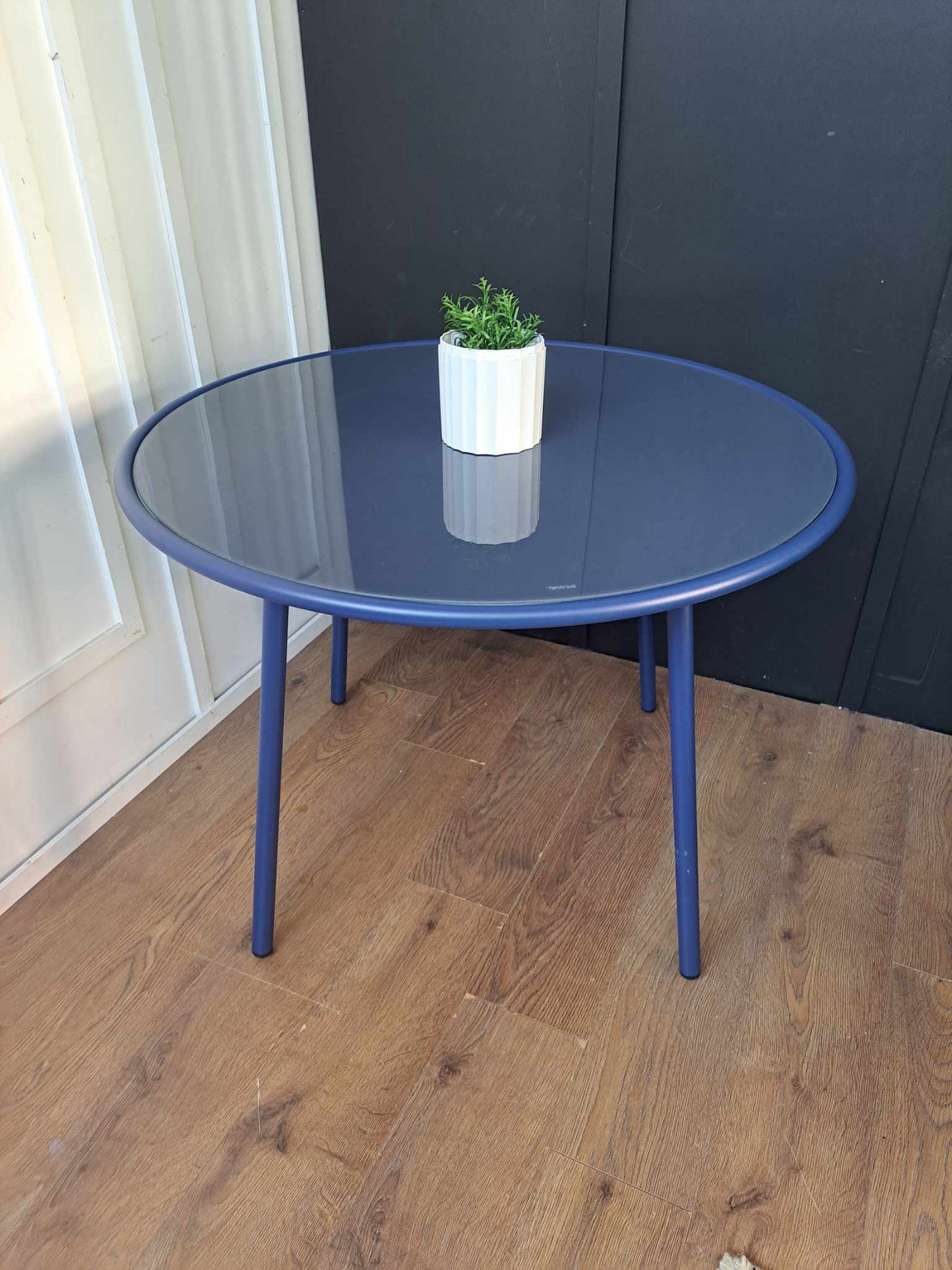 Blue Garden Dining Table 4 Seater / John Lewis Brights