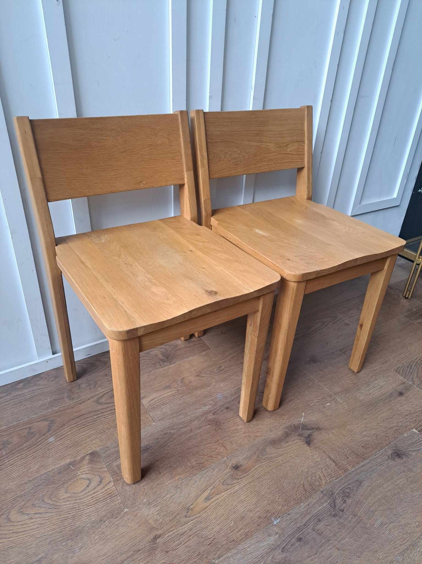 Oak Dining Chairs Set of 2 / RRP £310