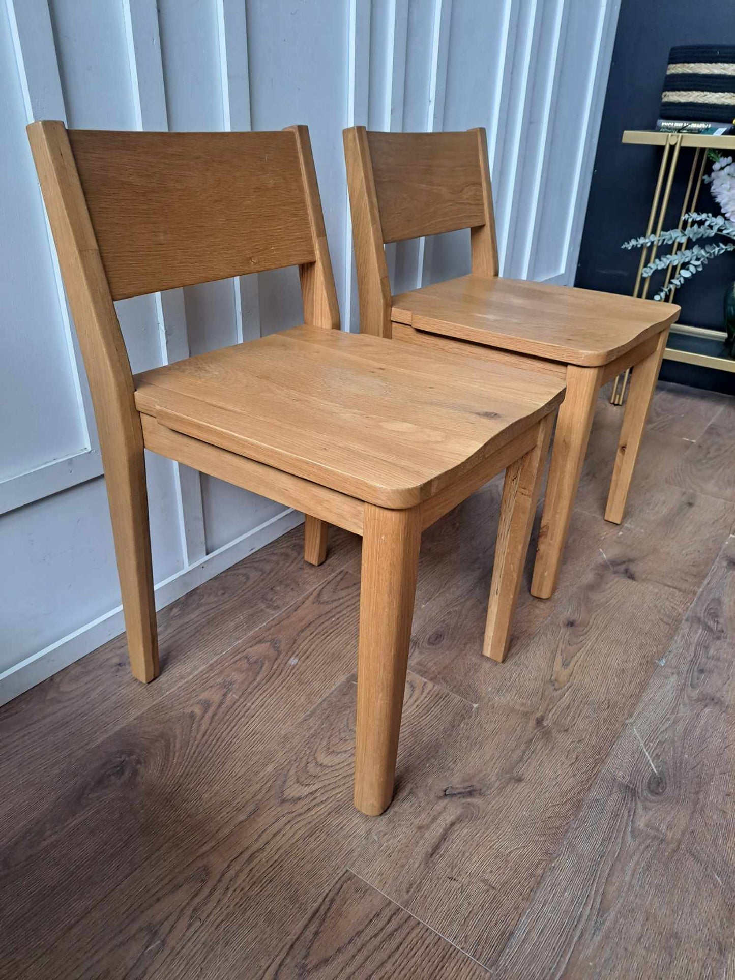 Oak Dining Chairs Set of 2 / RRP £310