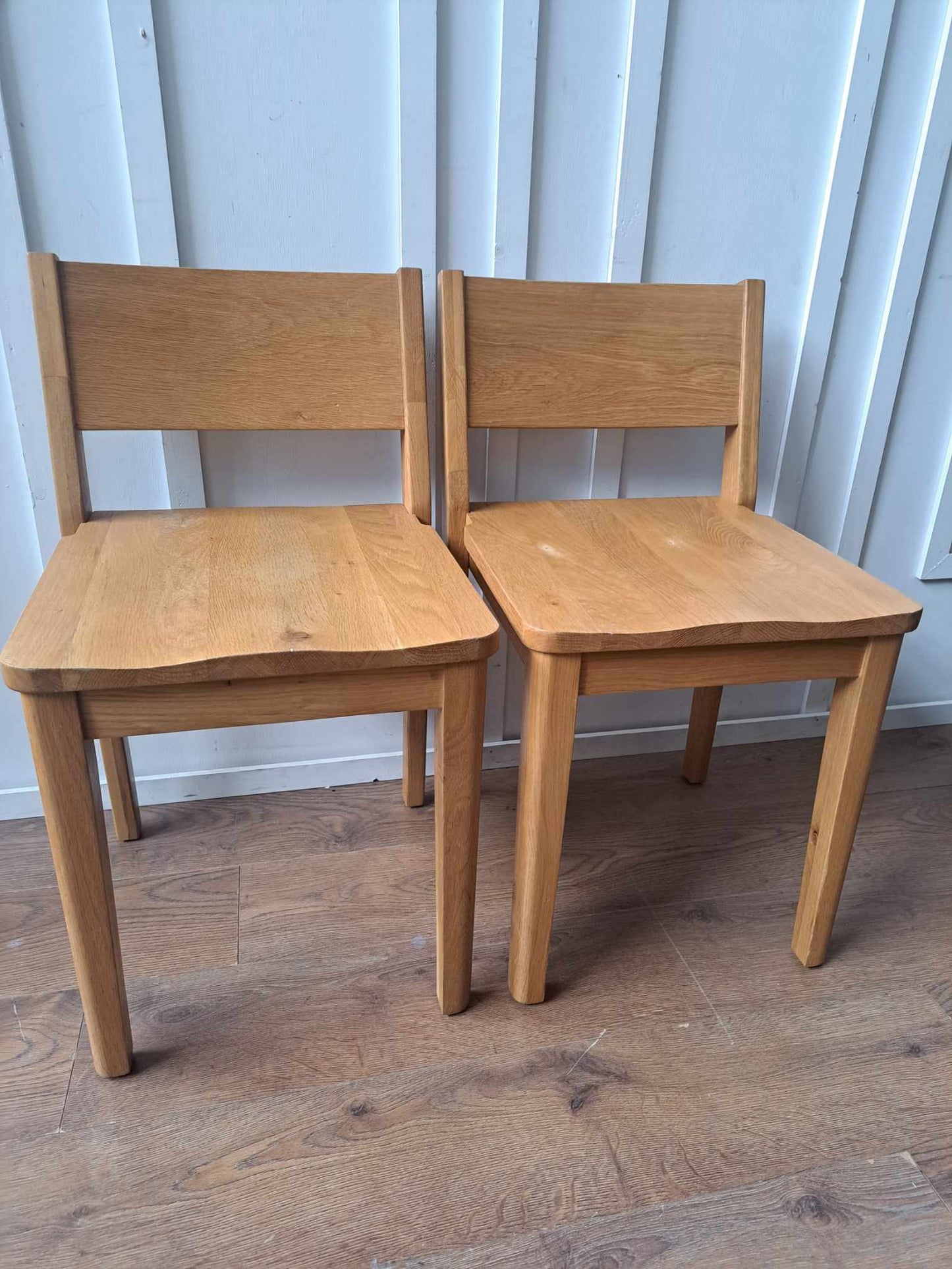 Oak Dining Chairs Set of 2 / RRP £310