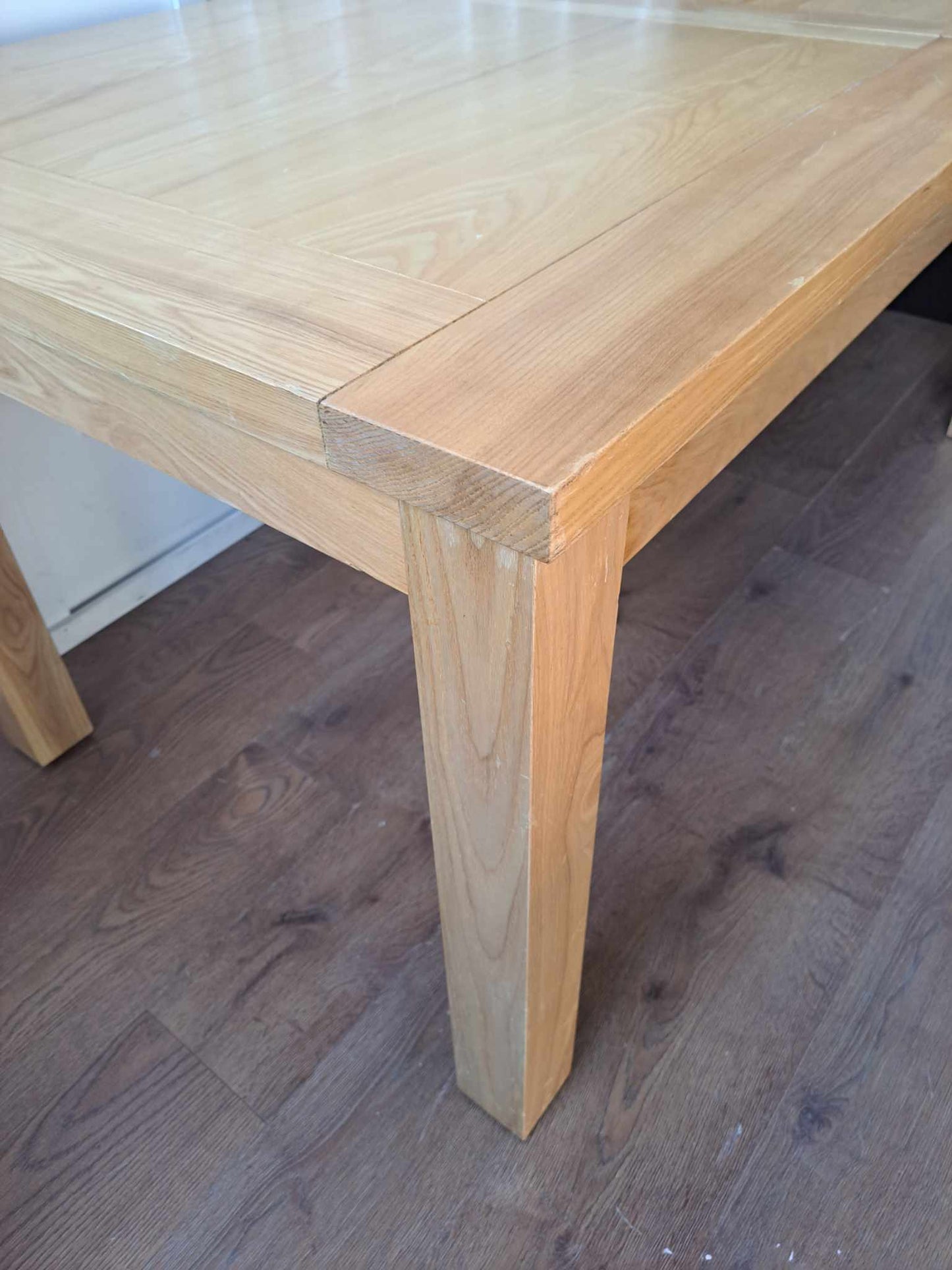 Oak Solid Wood Extending Dining Table